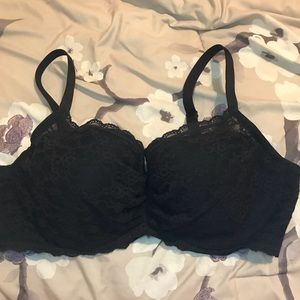 Victoria’s Secret black lace bra